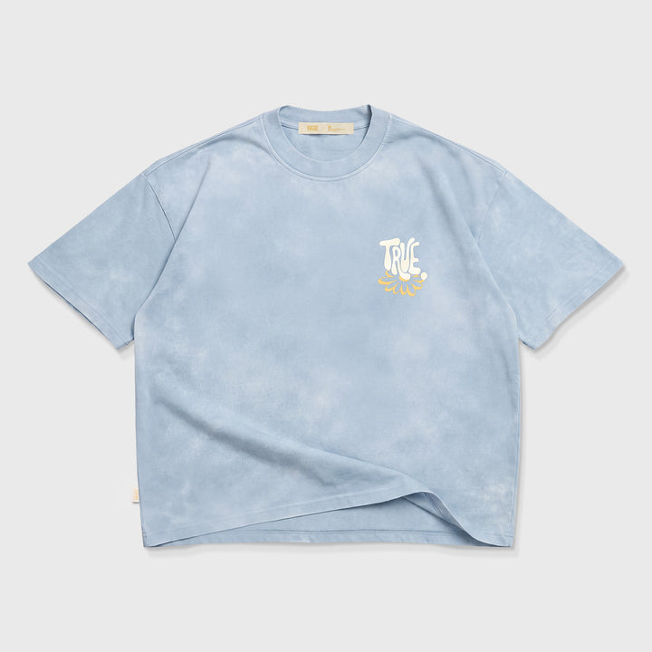 Bloom Boxy T-Shirt - Washed Blue