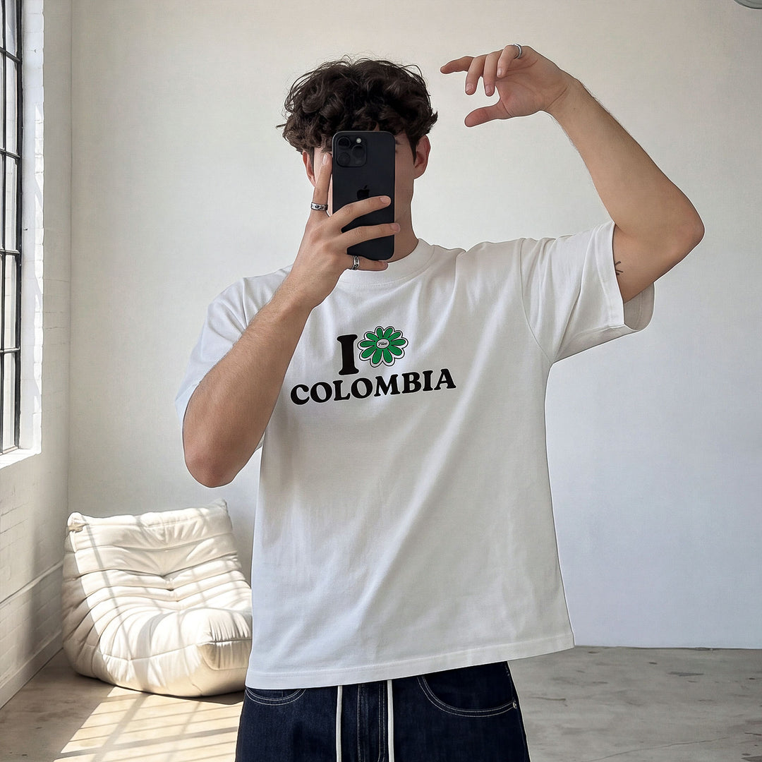 Colombia Boxy T-Shirt - White