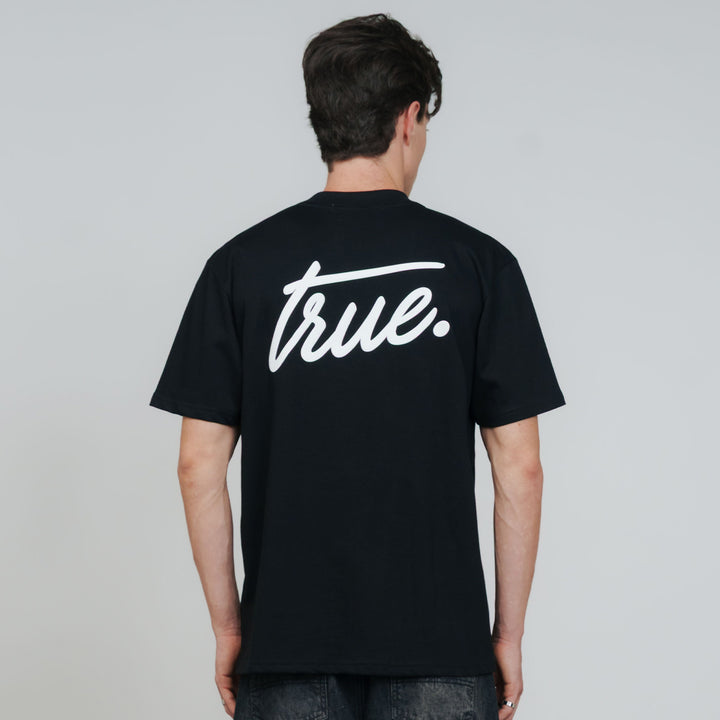 Cursive Logo T-shirt - Black