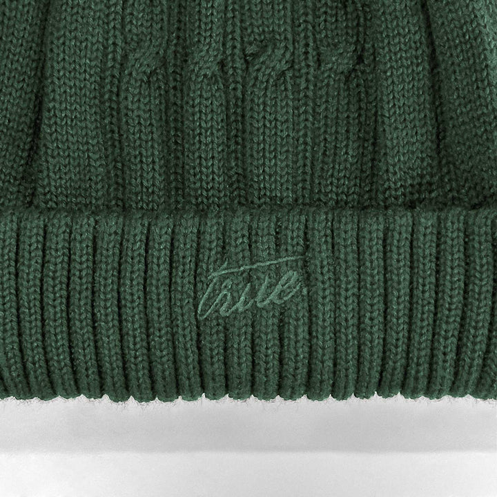 Daily knit Beanie - Pine Green