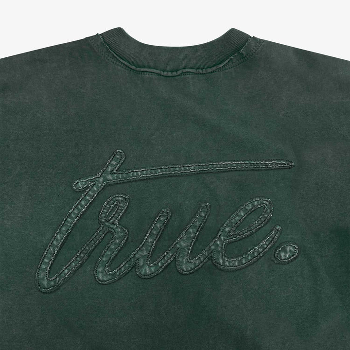 Daily Washed Boxy Tee - Pine Green