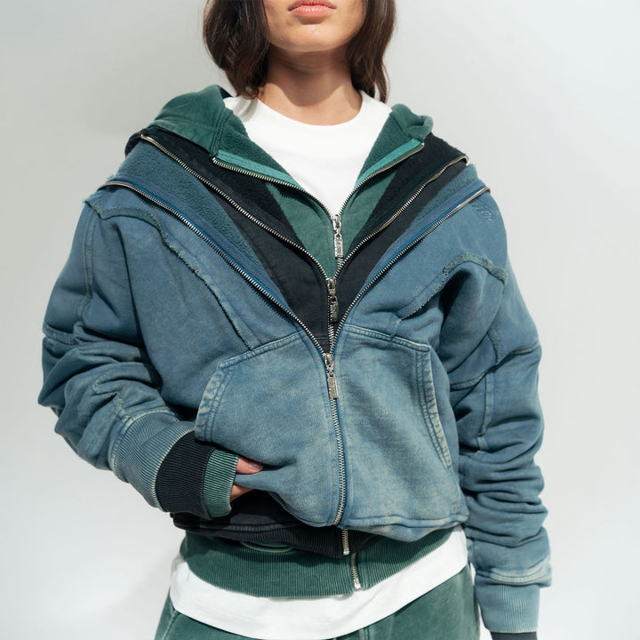 Daily Washed Hoodie - Vintage Blue
