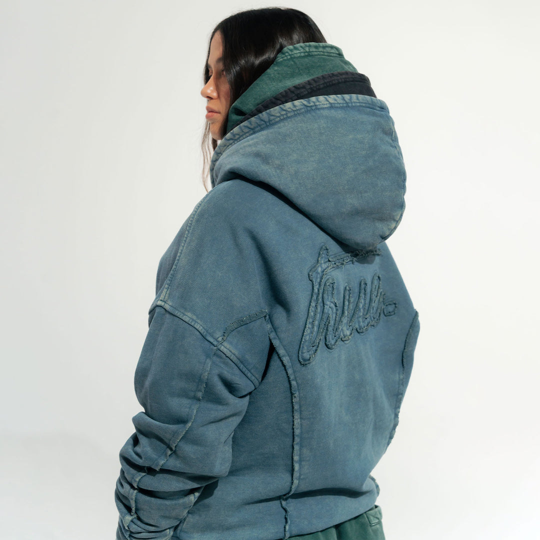 Daily Washed Hoodie - Vintage Blue