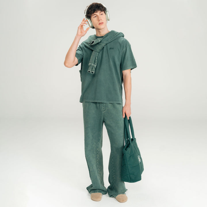 Daily Washed Sweatpants - Pine Green