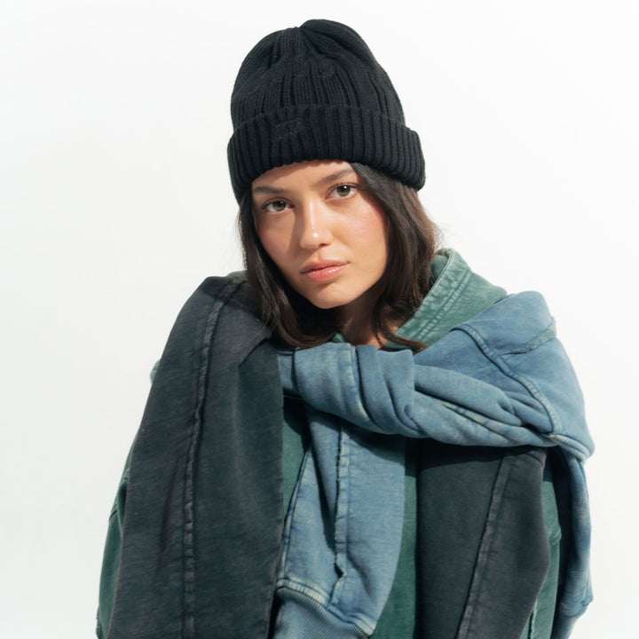 Daily knit Beanie - Black