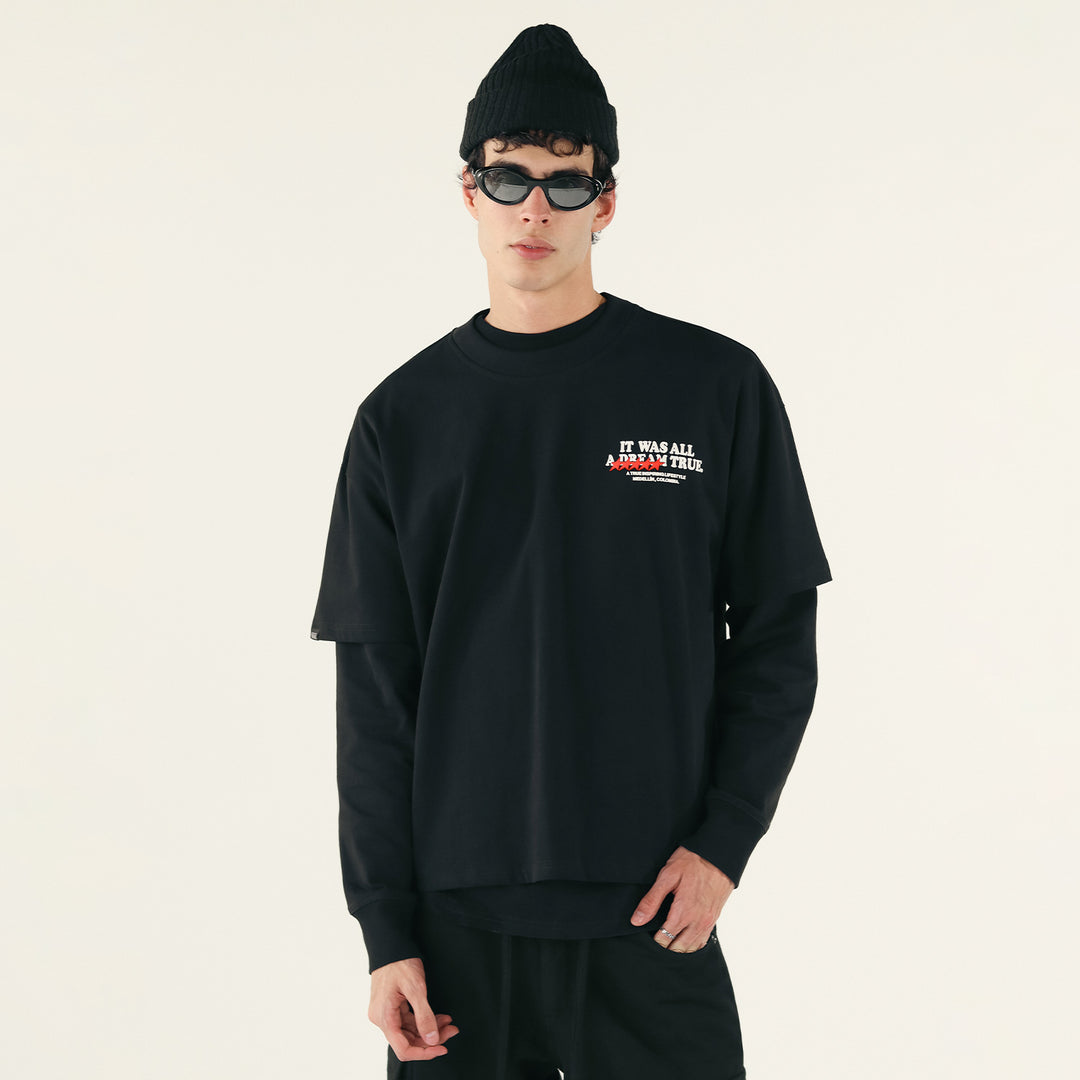 Dreams Boxy T-Shirt - Black