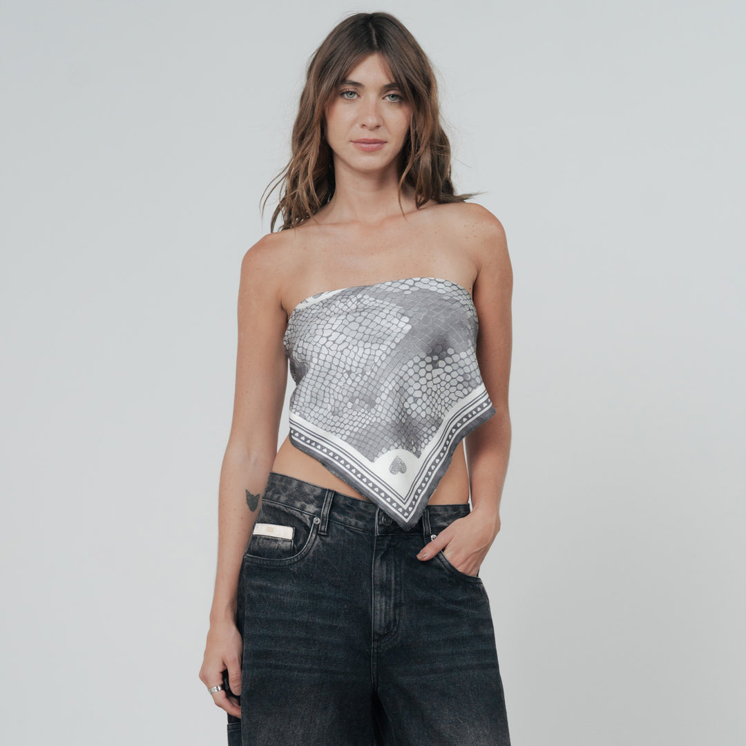 Python Bandana - Gray