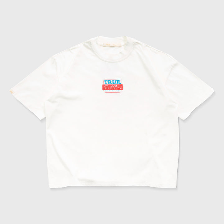 Hungry Boxy Tee - Cream