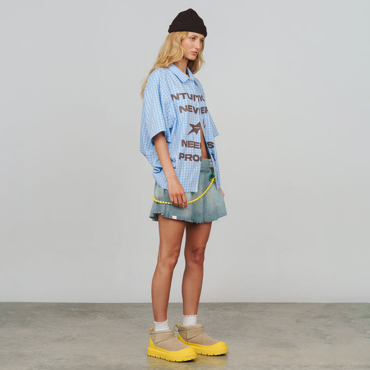 Intuition Button-Up Shirt - Baby Blue