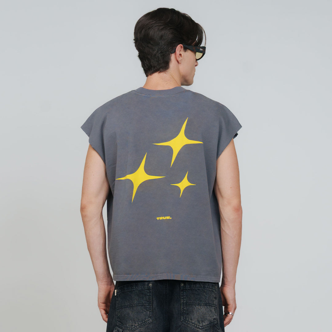 Intuition Sleeveless Tee - Gray