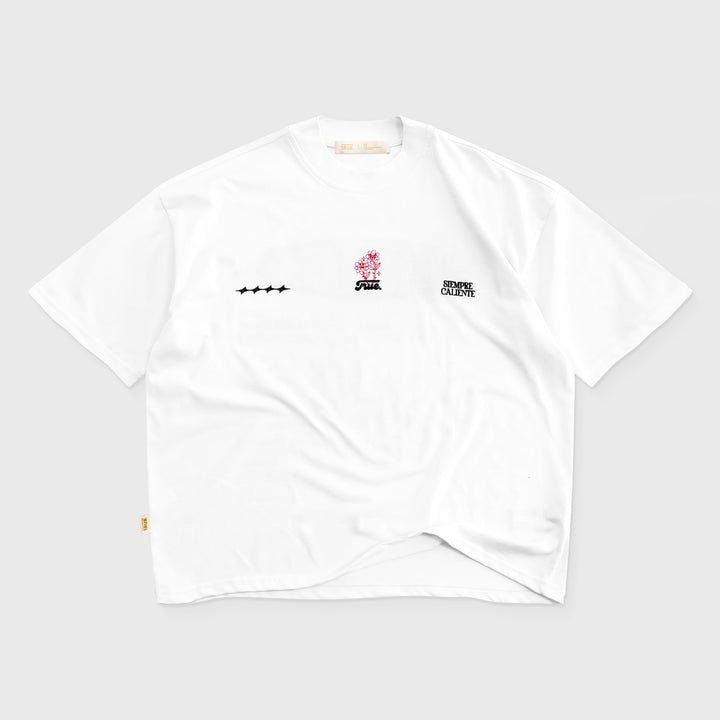 La Solar x True Boxy T-Shirt - White