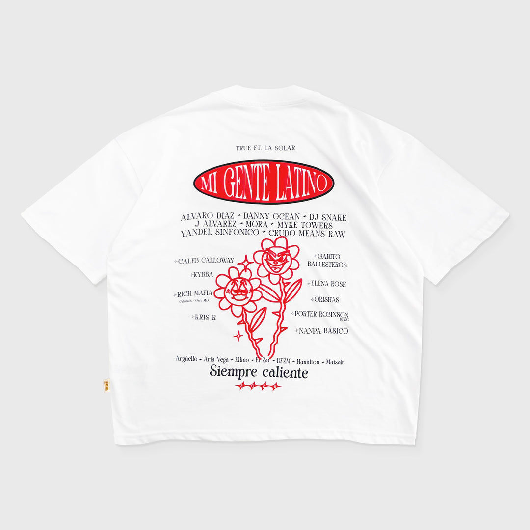 Latino Boxy T-Shirt - White
