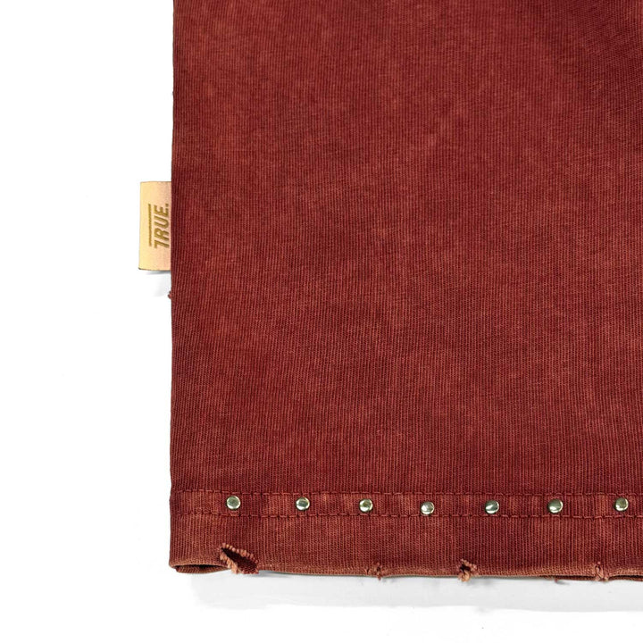 Latino Vintage Boxy Tee - Burgundy