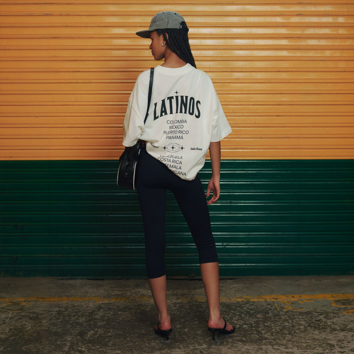 Latinos Oversized T-Shirt - Cream