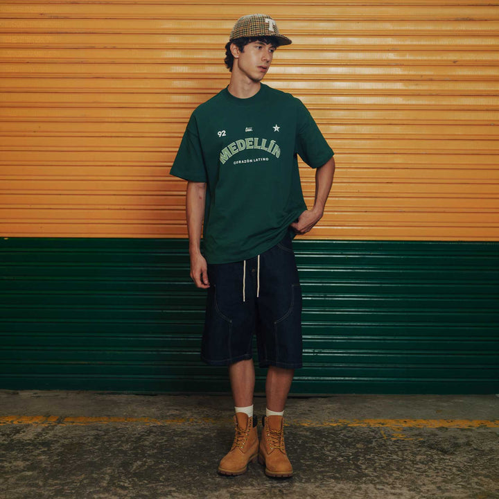 Medellin Latin Heart T-Shirt - Green