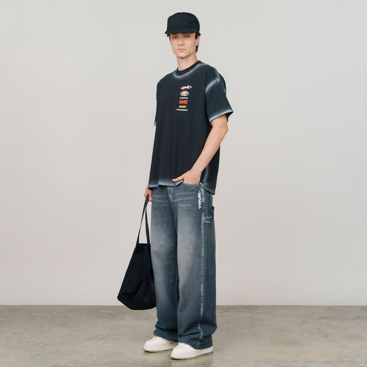 No Finish Line Oversized T-Shirt - Black
