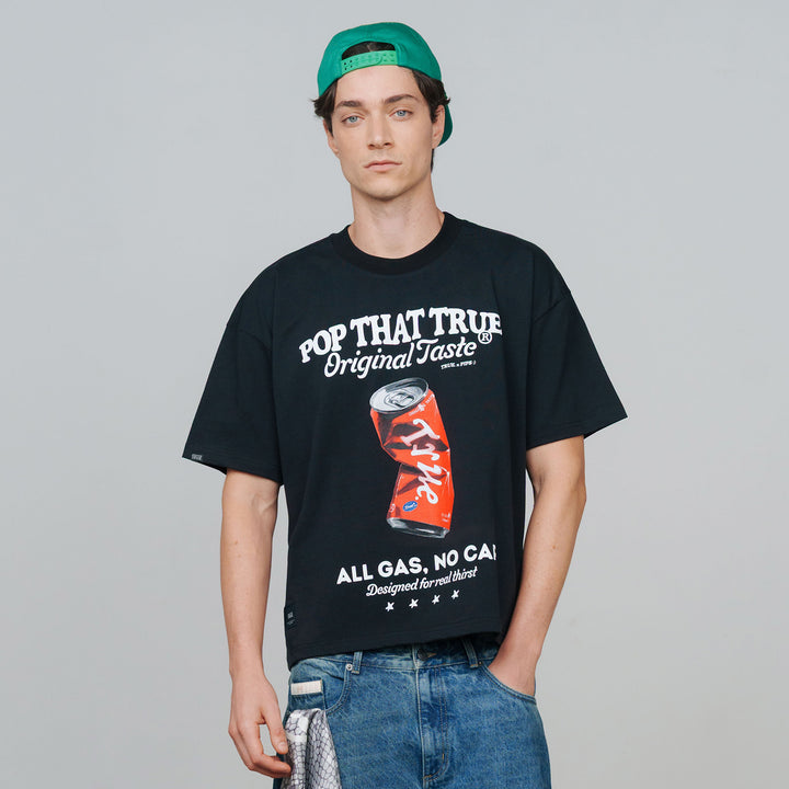 Pop Taste Boxy Tee - Black