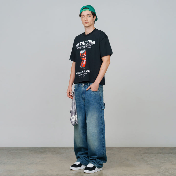 Pop Taste Boxy Tee - Black