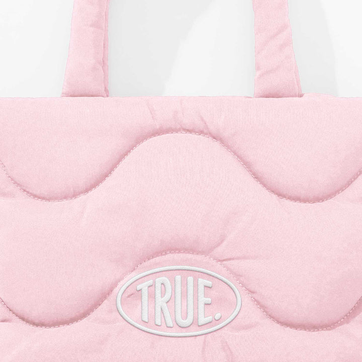 Puffer Shopper Bag - Soft Pink