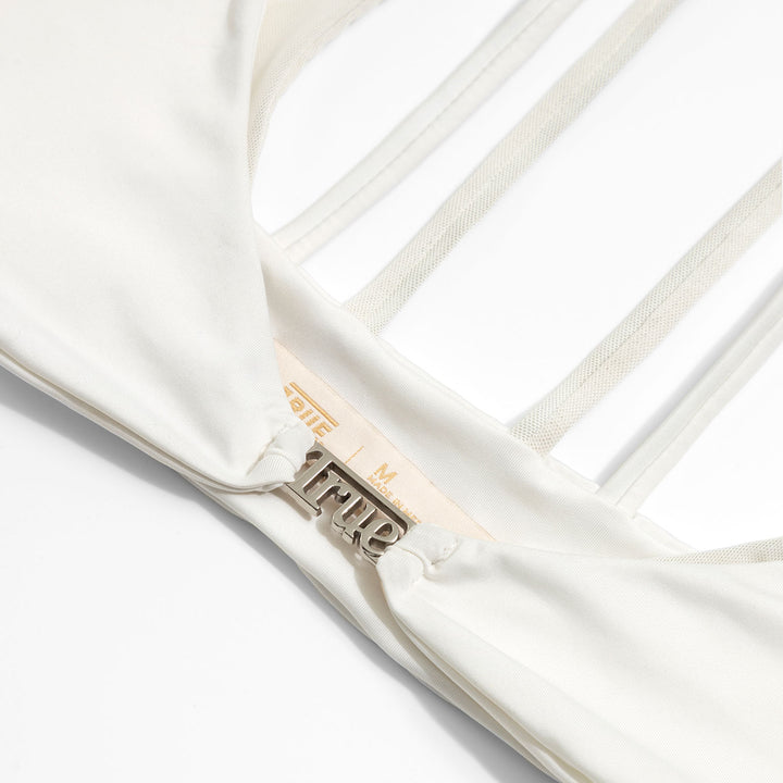 Race Double Strap Top - Cream