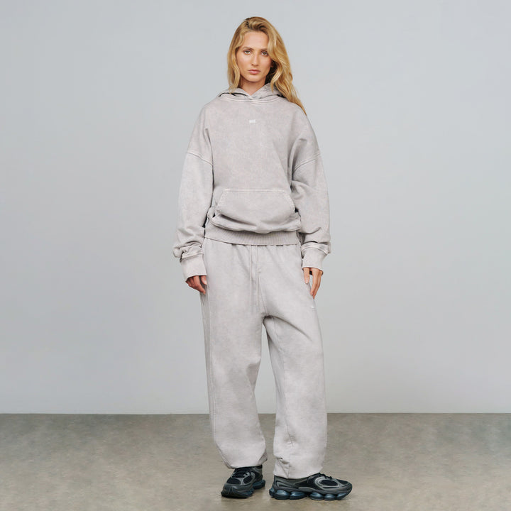 True Classic Hoodie - Washed Gray
