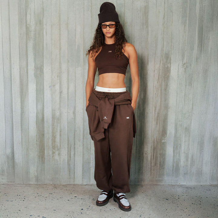 True Classic Jogger - Brown