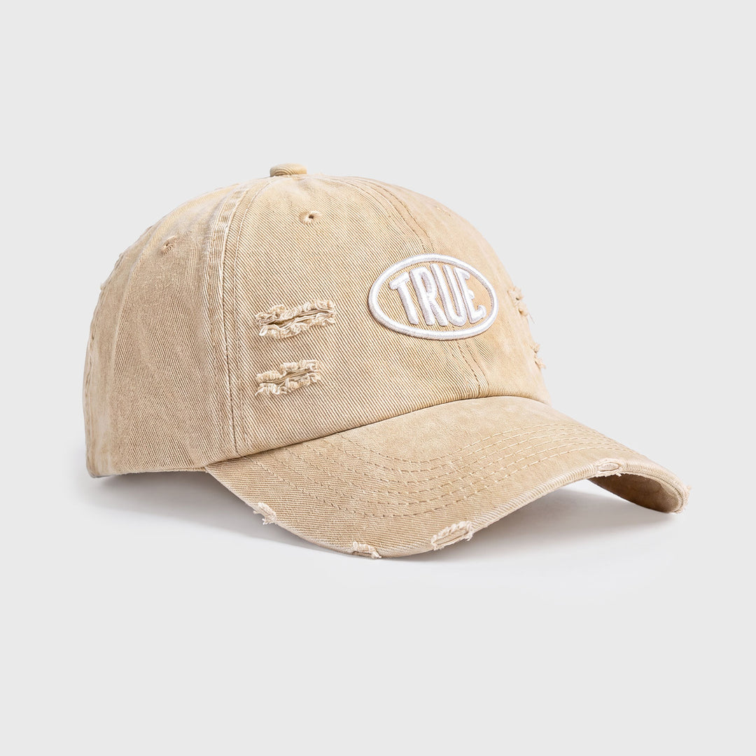 True Stamp Logo Cap - Washed Sand