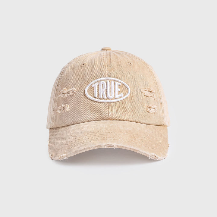 True Stamp Logo Cap - Washed Sand