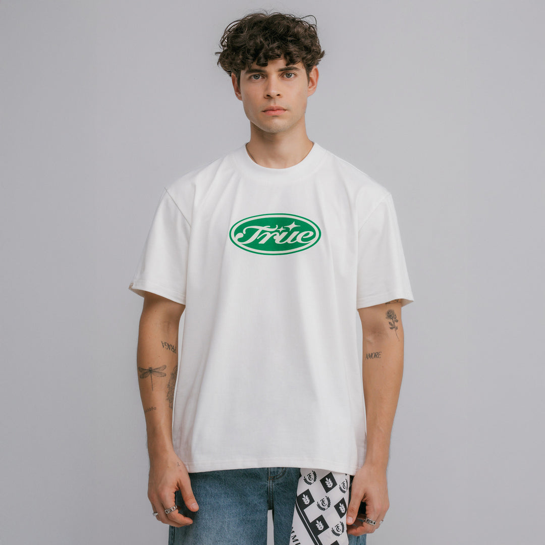 True Stamp T-Shirt - Cream