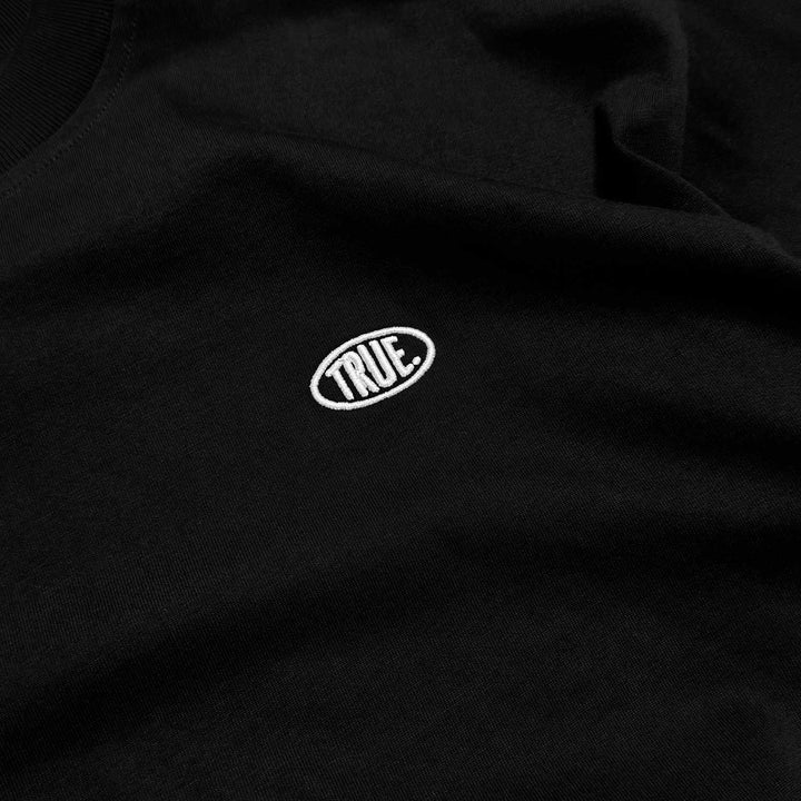 True Warm Oversized T-Shirt - Black