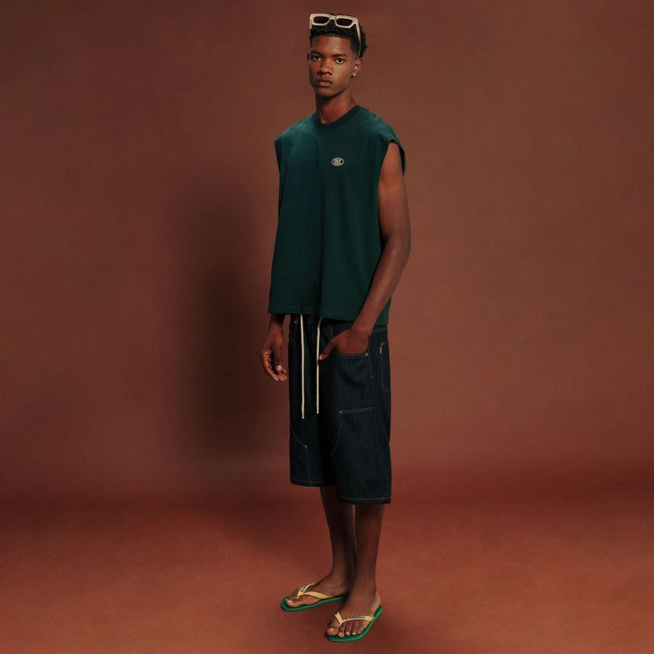 True Uniform Tank Top - Pine Green