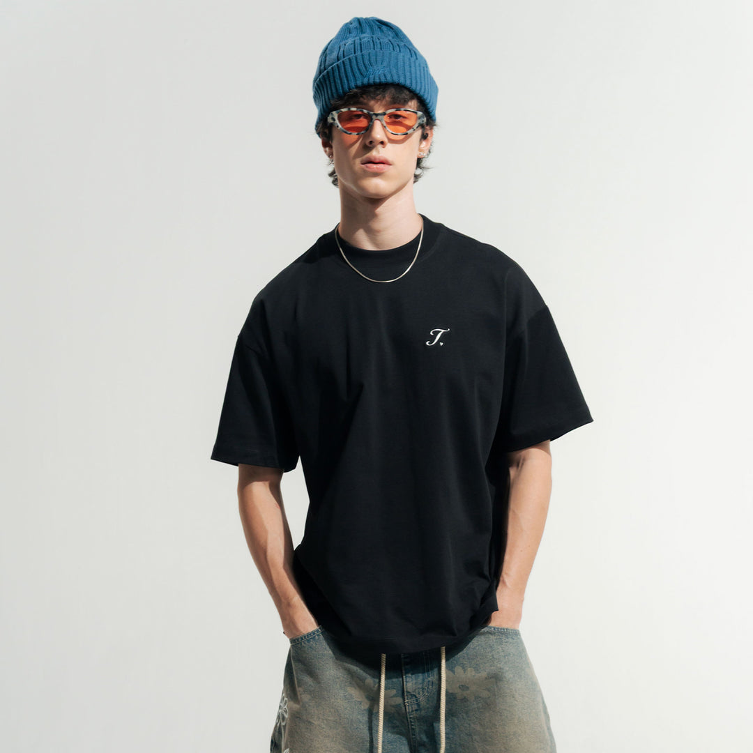 True Way Loose Fit T-Shirt - Black