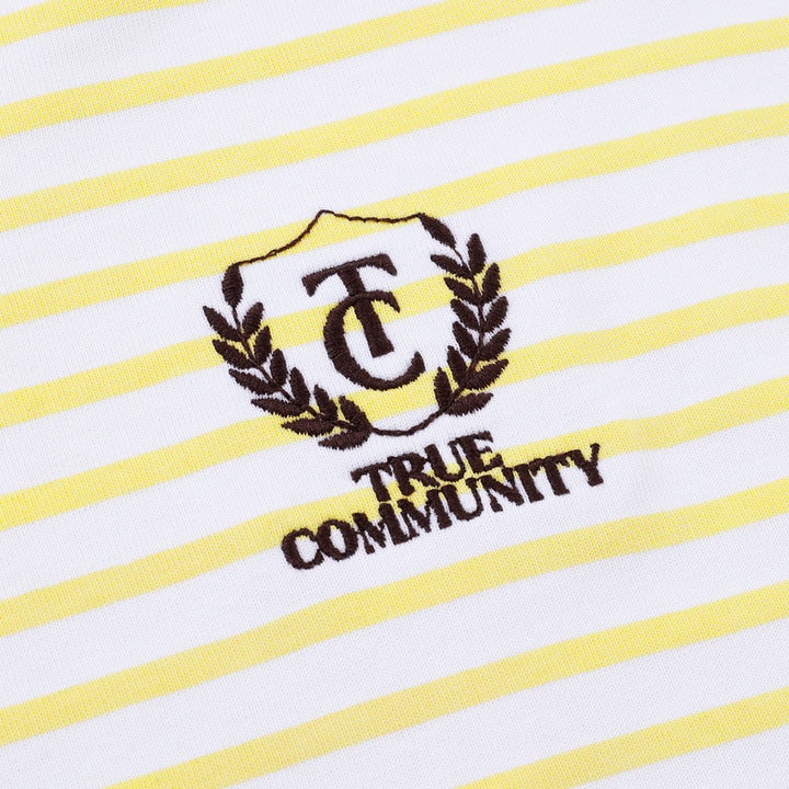 Camiseta Box Fit Community - Amarilla Clara
