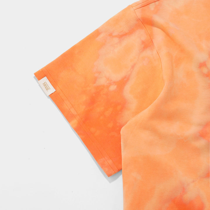 Camiseta Oversized Tie Dye - Naranja