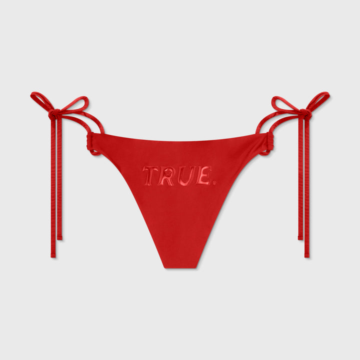 Lounge String Bikini Bottom - Red