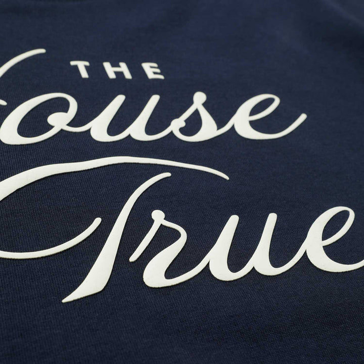 Camiseta Box Fit The House Of True - Azul Oscuro