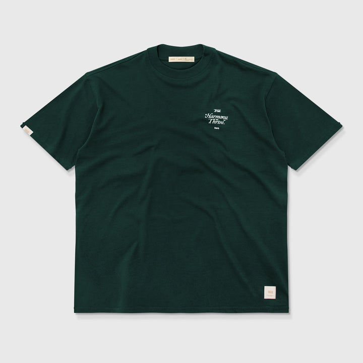 Camiseta Oversized Harmony True X Herb - Verde Pino