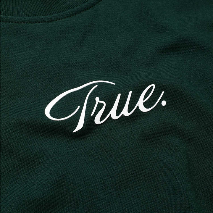 Camiseta Logo Curvy - Verde Pino
