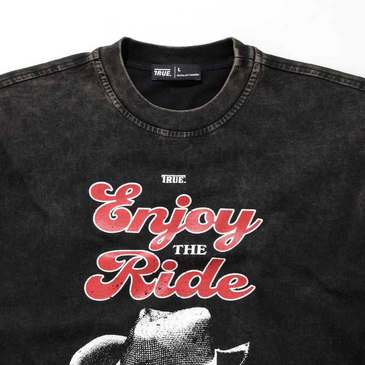 Camiseta Oversized Ride - Negra