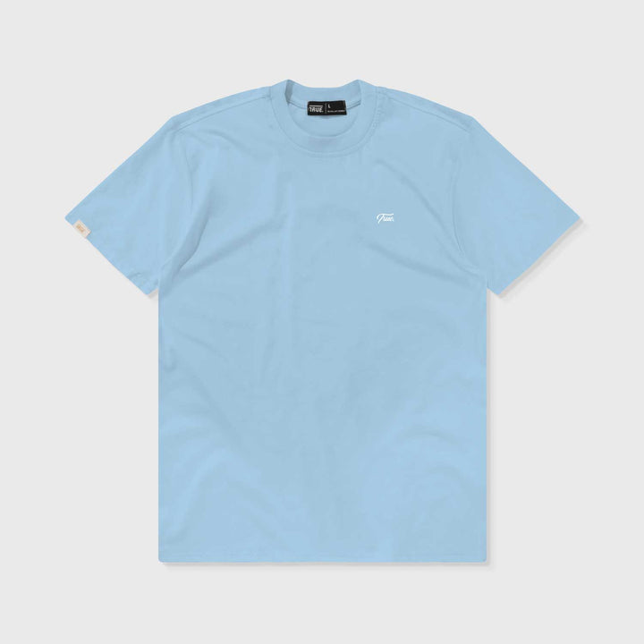 Camiseta Script Logo - Azul Claro