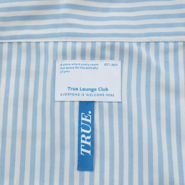 College Striped Shirt - Blue