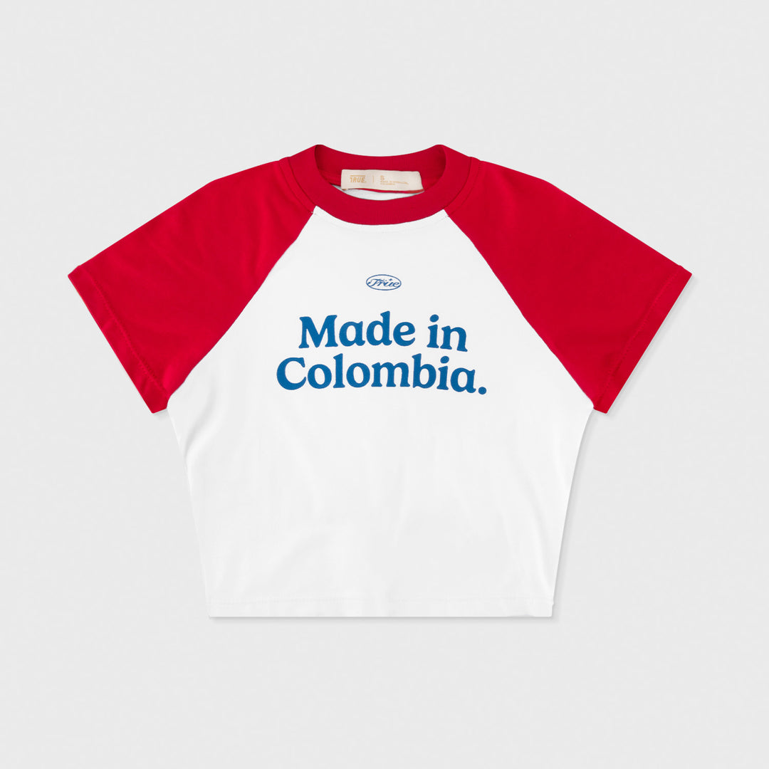 Colombia Baby Tee - Red