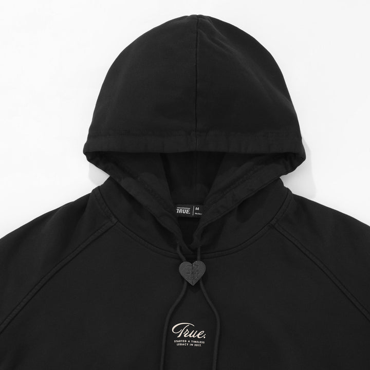 Cropped Hoodie The House Of True - Negro