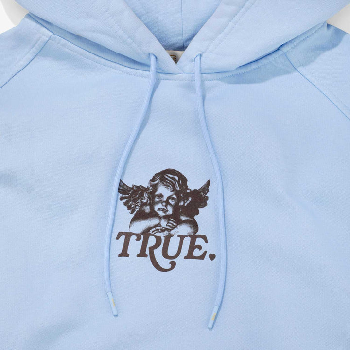 Cupid Box Fit Hoodie - Baby Blue