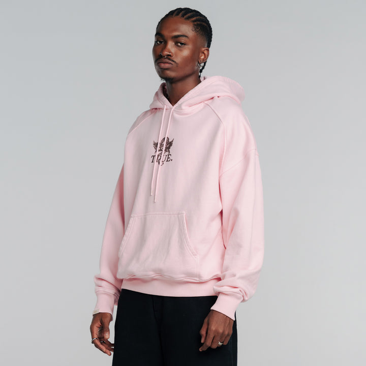 Cupid Box Fit Hoodie - Soft Pink