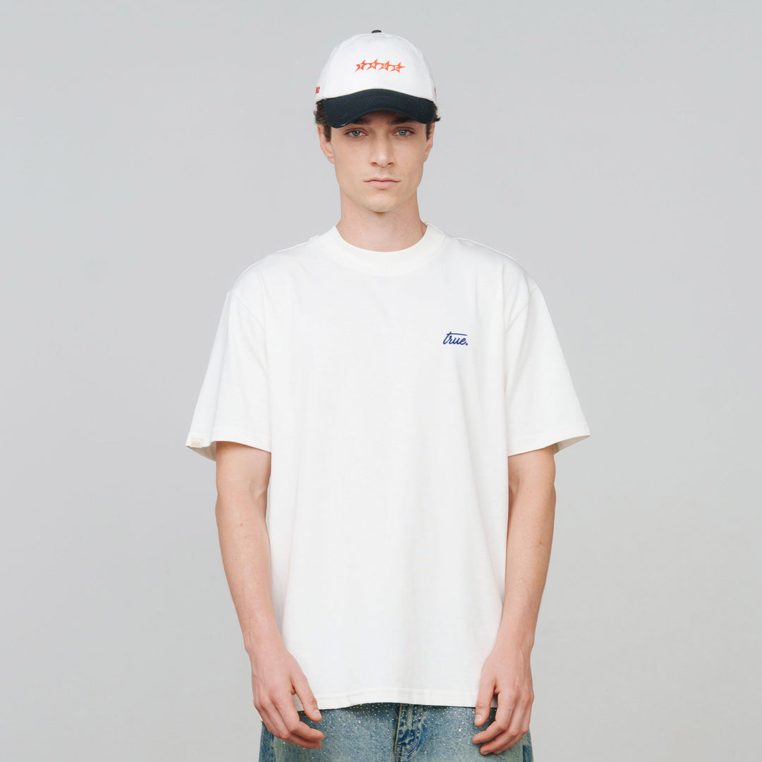 Cursive Logo T-Shirt - Cream