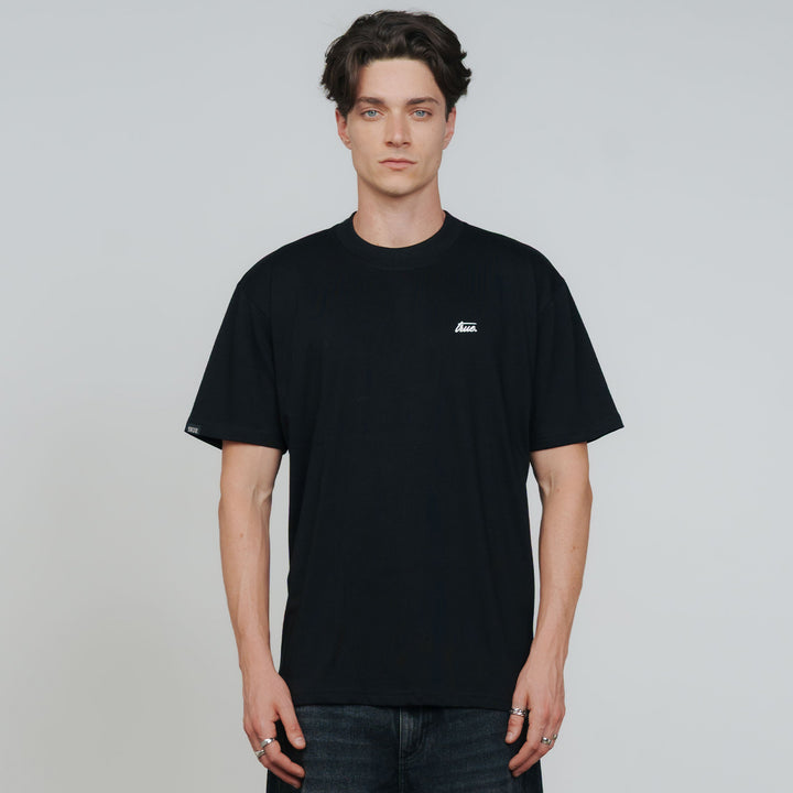 Cursive Logo T-shirt - Black