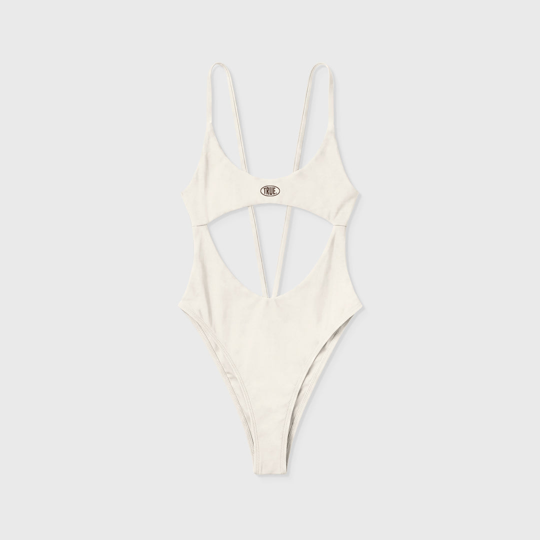 Cut-Out Low Back Bodysuit - Nude