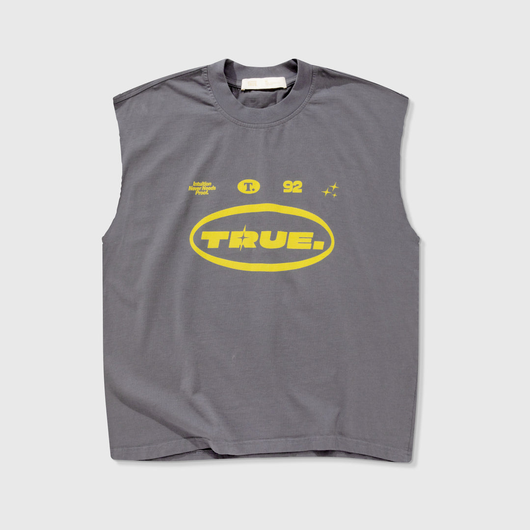 Intuition Sleeveless Tee - Gray