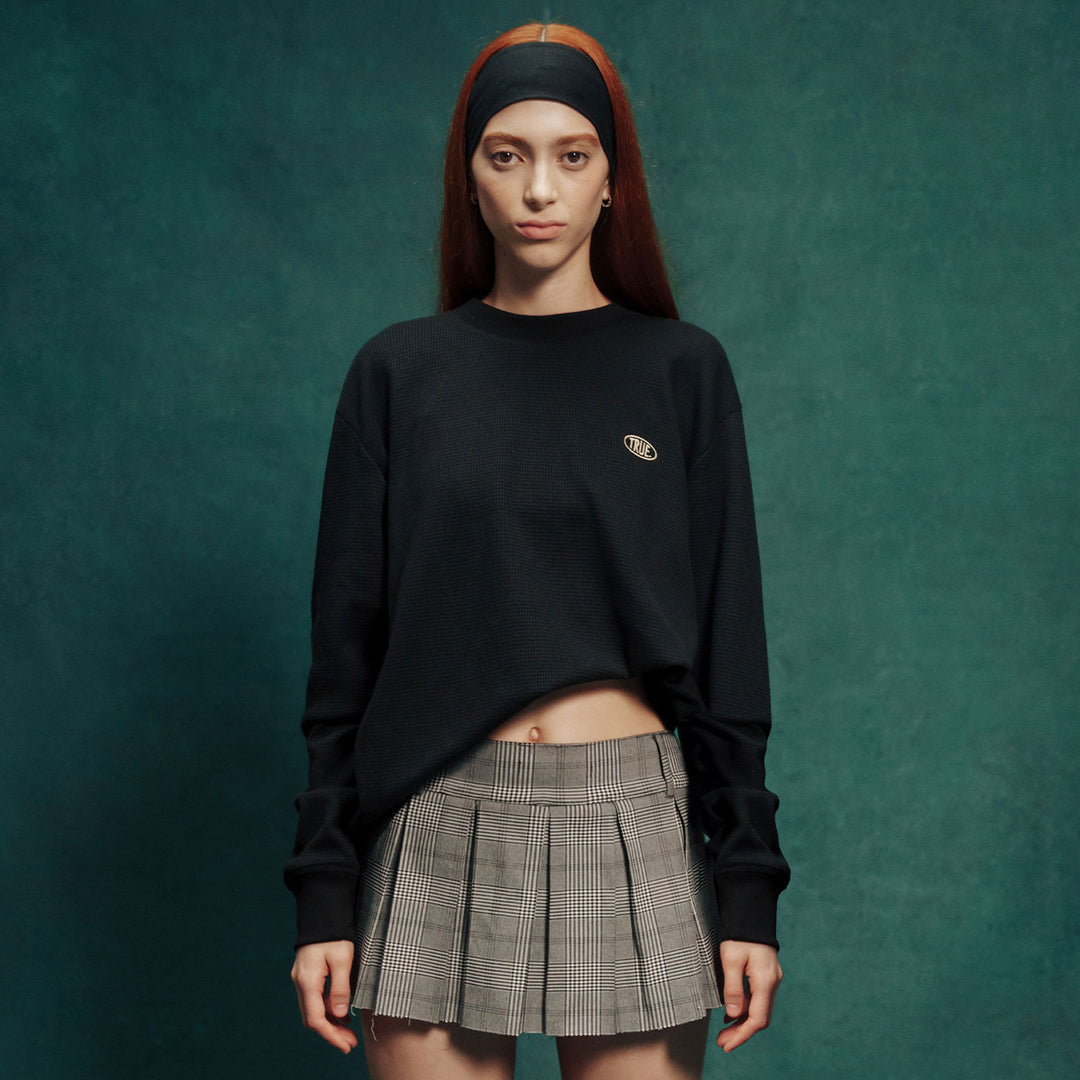 Daily Crewneck LS T-Shirt - Black